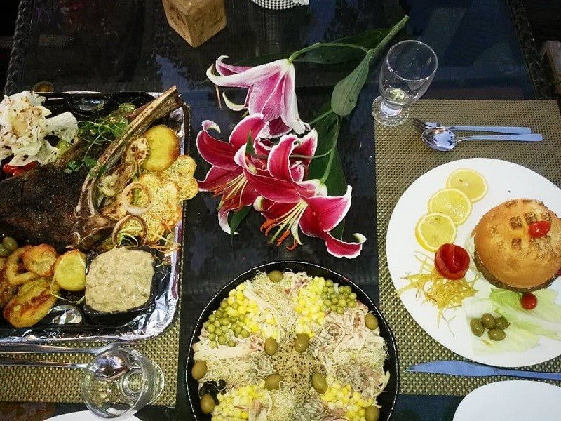 غذا های رستوران بام اصفهان